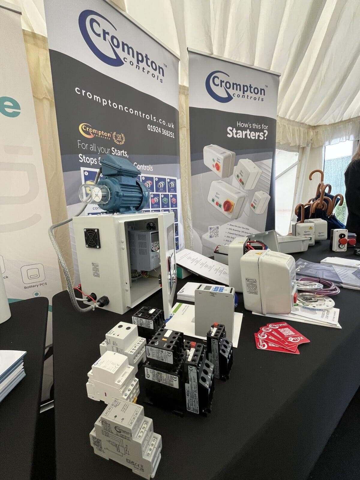 Crompton Controls display